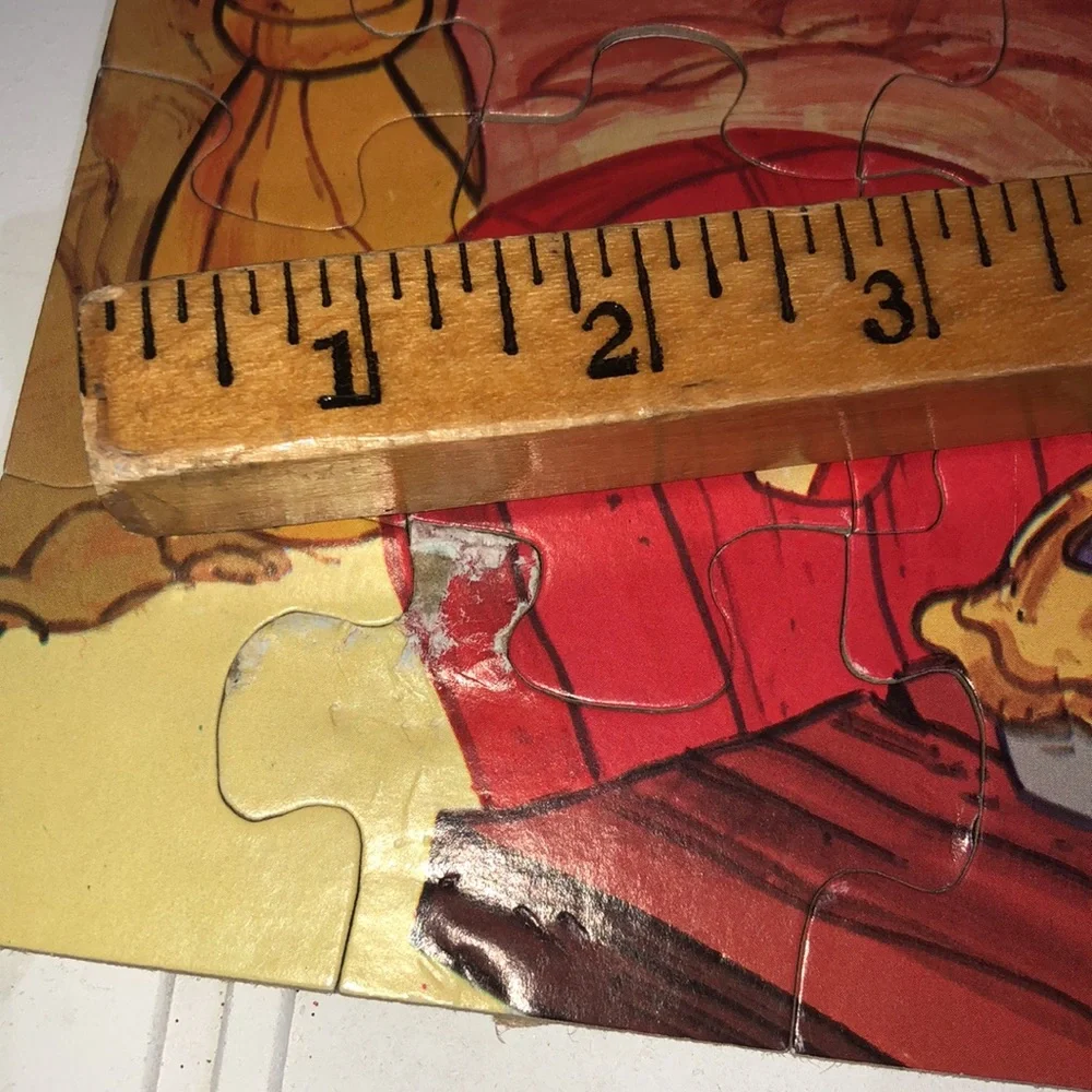 Disney Gummi Bears Cartoon Puzzle 1986 Gummi Bears Puzzle Vintage Disney
